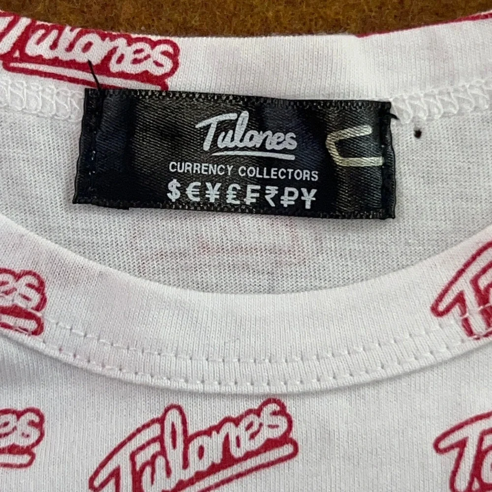 Tulones Baby 24M Red White Currency Collectors Logo Print 3 Pack Bodysuits New